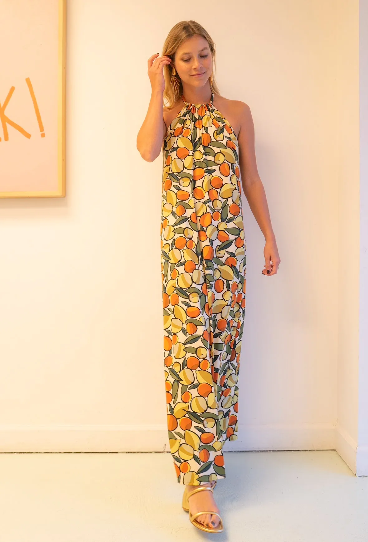 Lemon Beach Maxi Dress