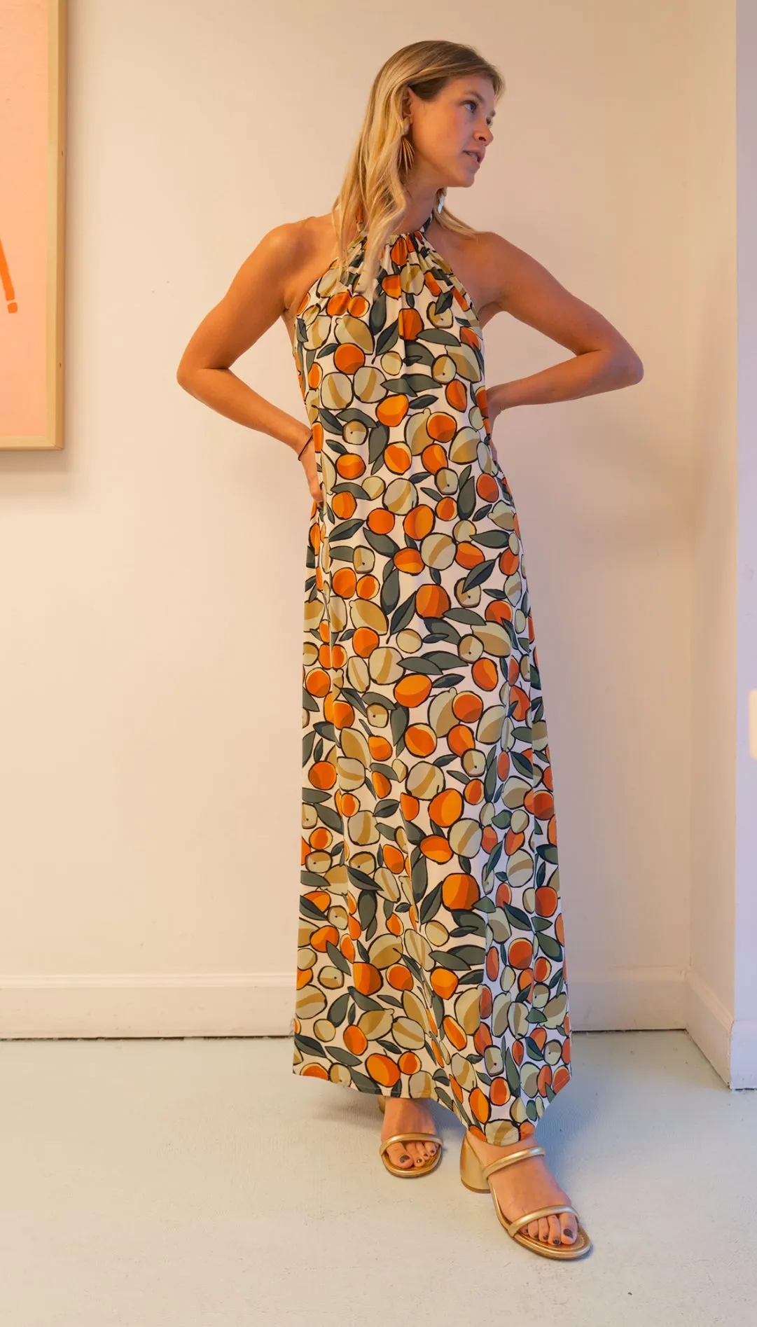 Lemon Beach Maxi Dress