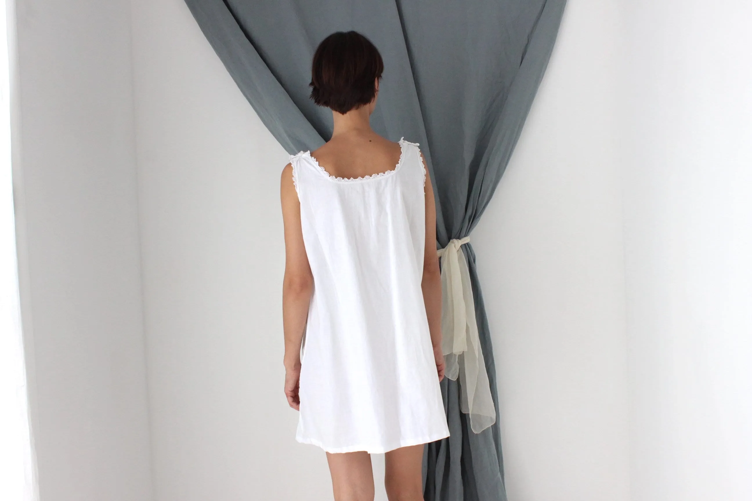 MADE IN ITALY Antique Cotton Smock