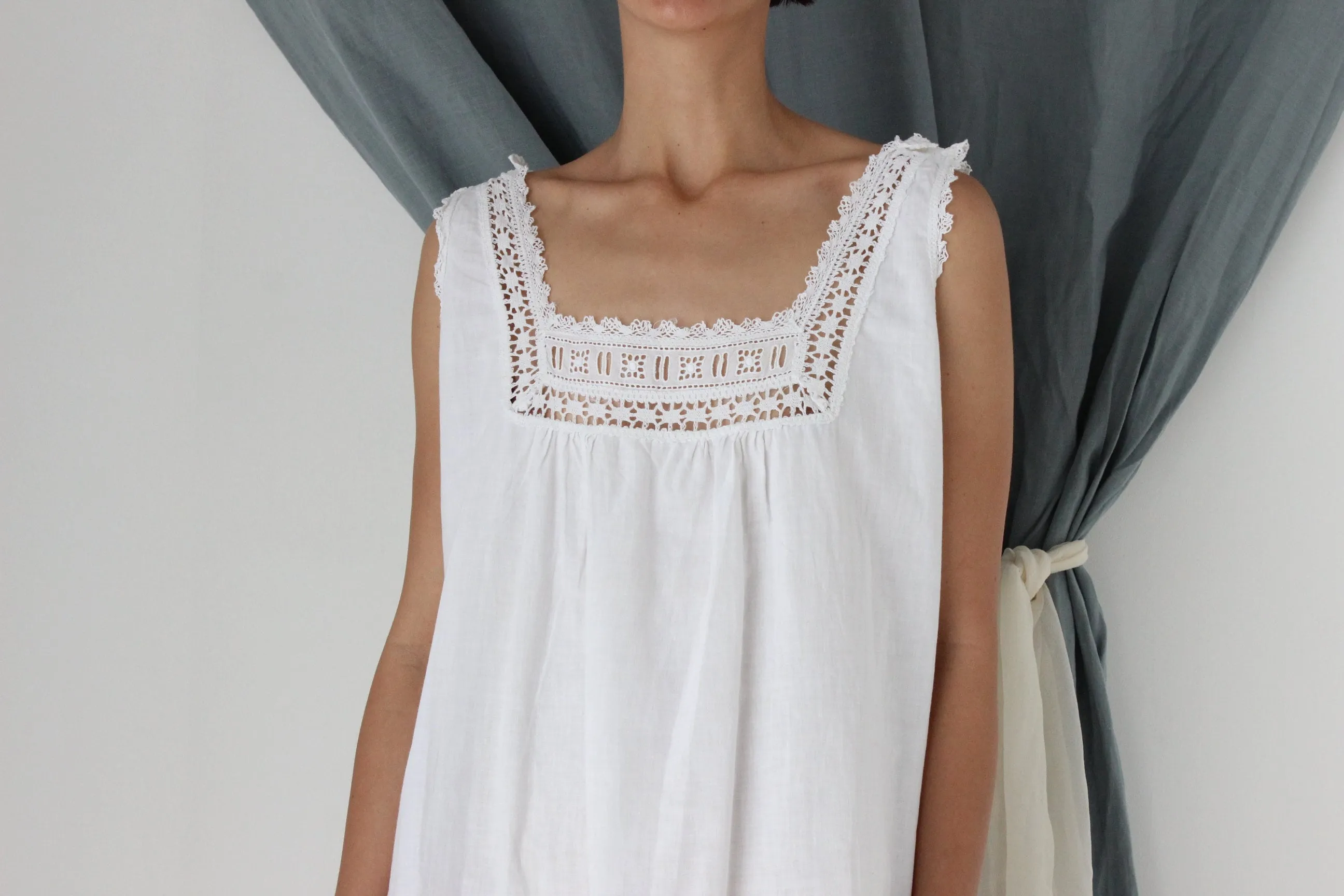 MADE IN ITALY Antique Cotton Smock