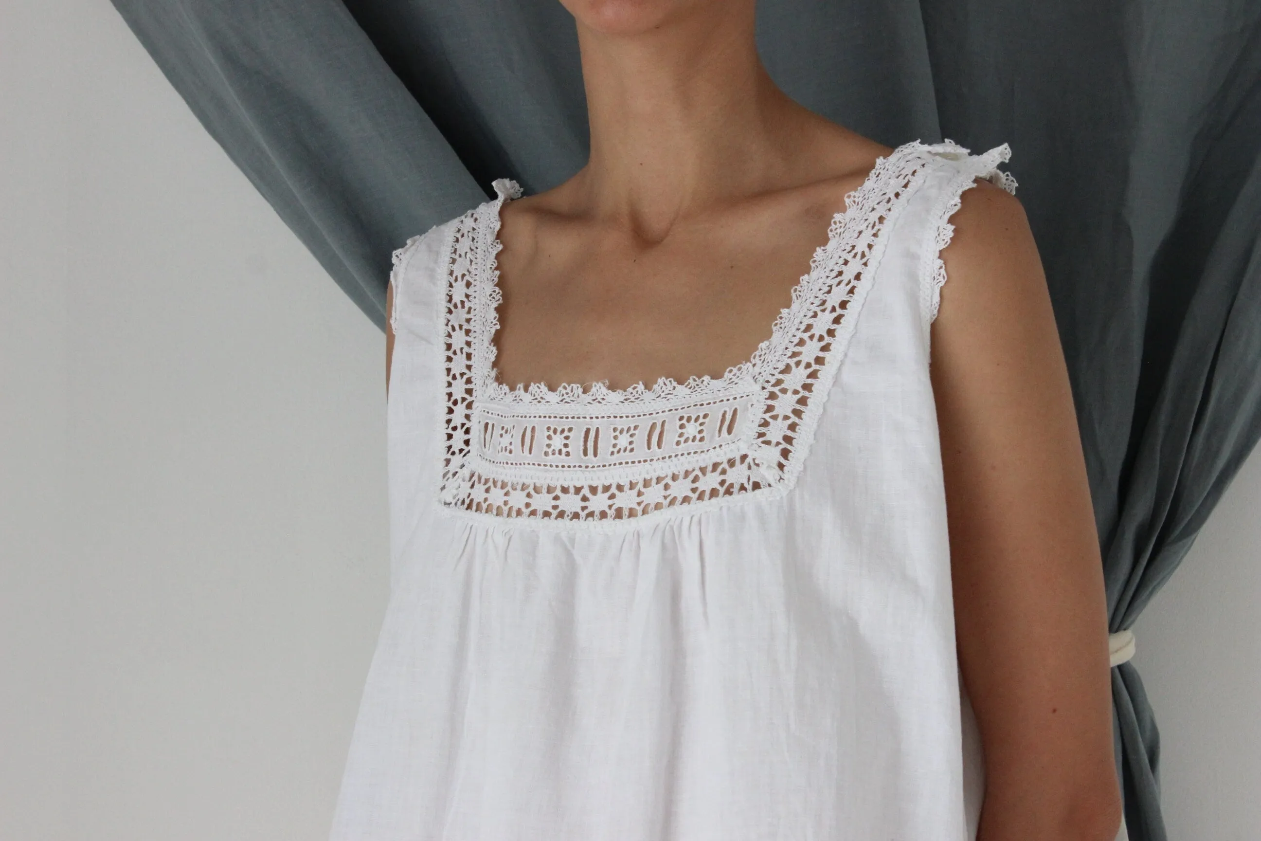 MADE IN ITALY Antique Cotton Smock