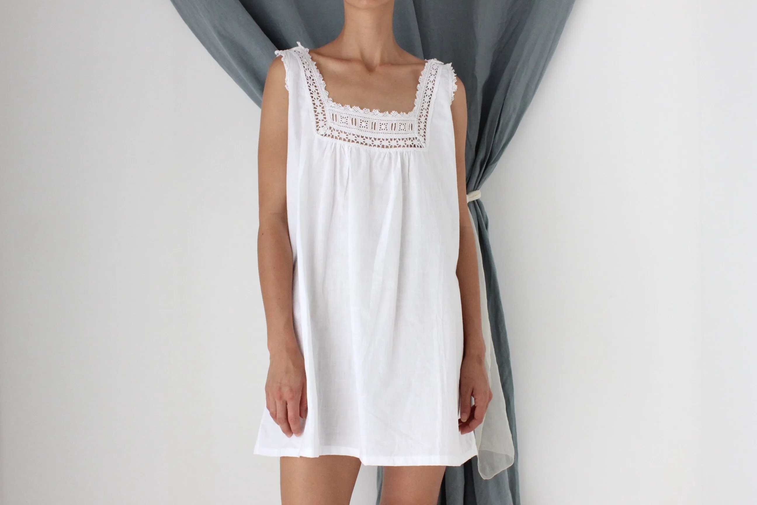 MADE IN ITALY Antique Cotton Smock