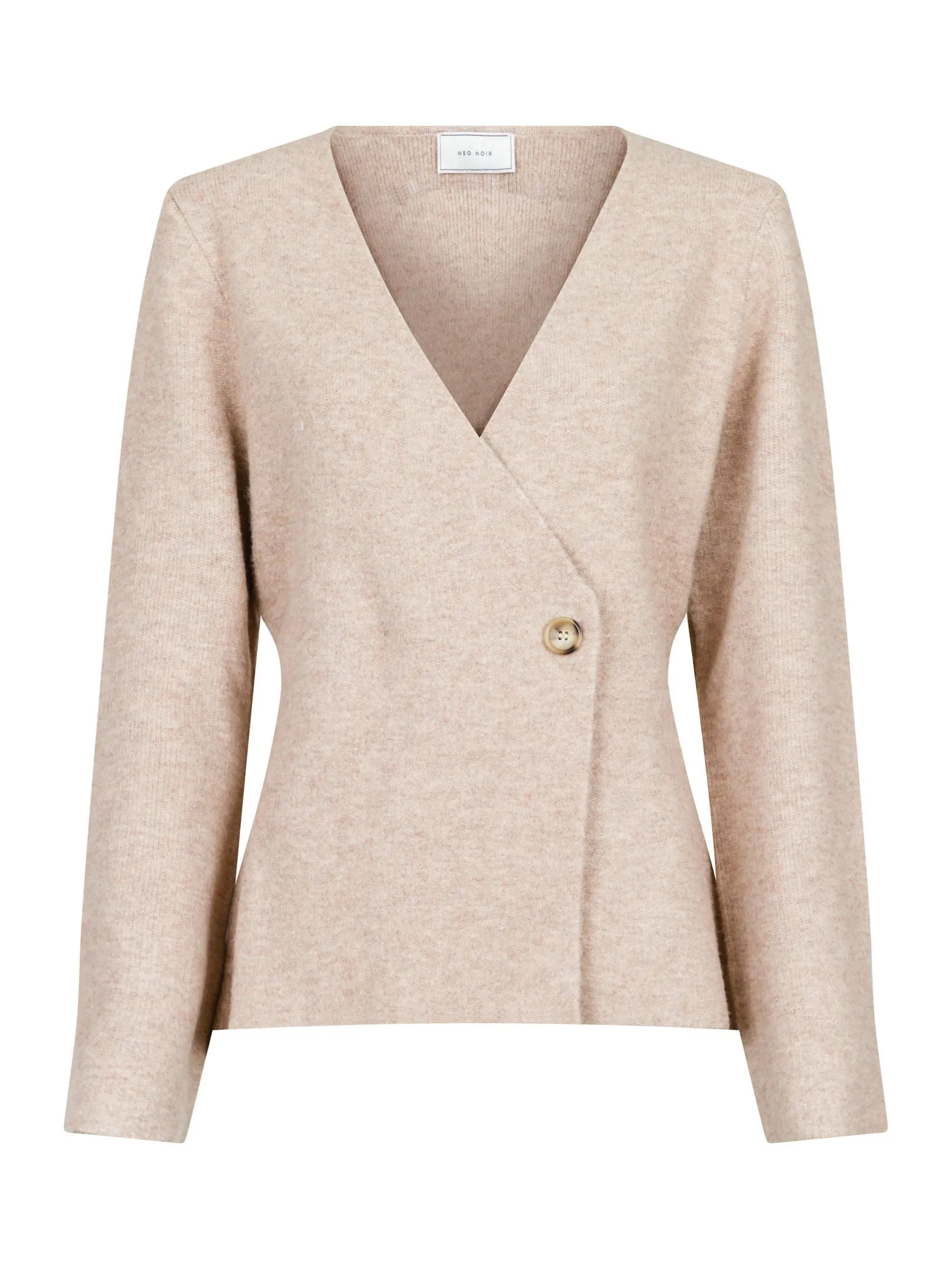 Marie Louise Knit Cardigan - Sand Melange