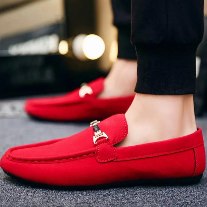 Men's Casual Suede Loafers | Plus Size