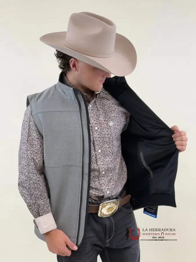 MENS CINCH BONDED VEST GRAY