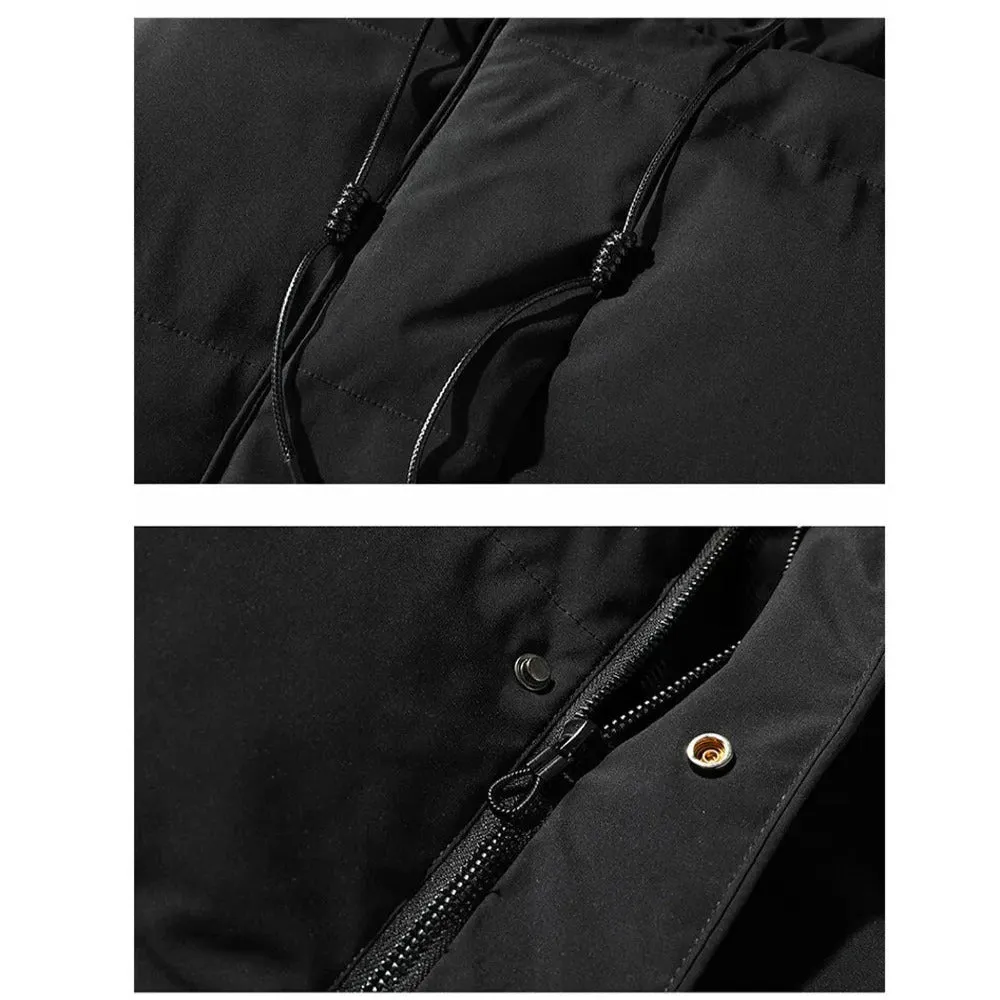Men's Stylish Hooded Long Jacket
