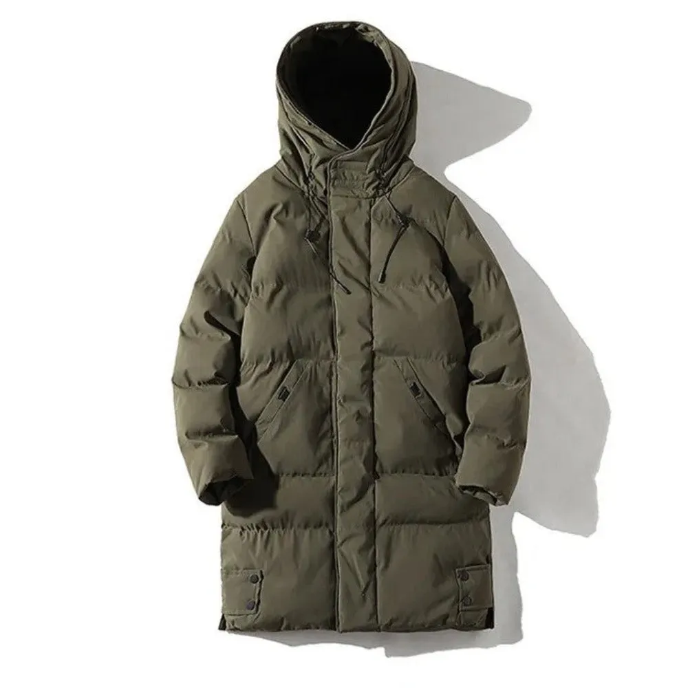 Men's Stylish Hooded Long Jacket