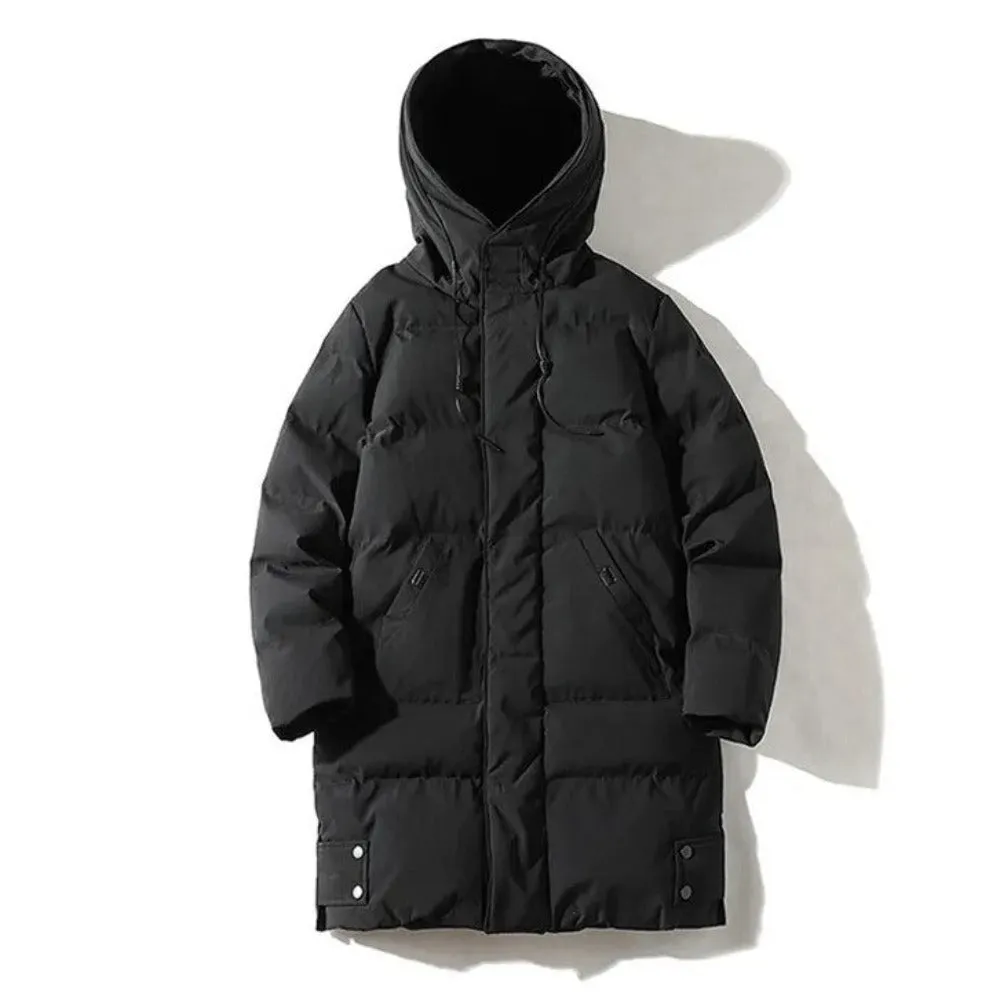 Men's Stylish Hooded Long Jacket