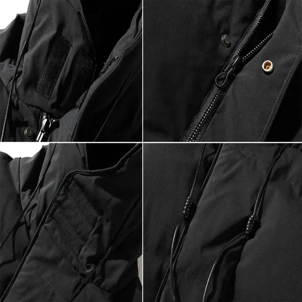 Men's Stylish Hooded Long Jacket