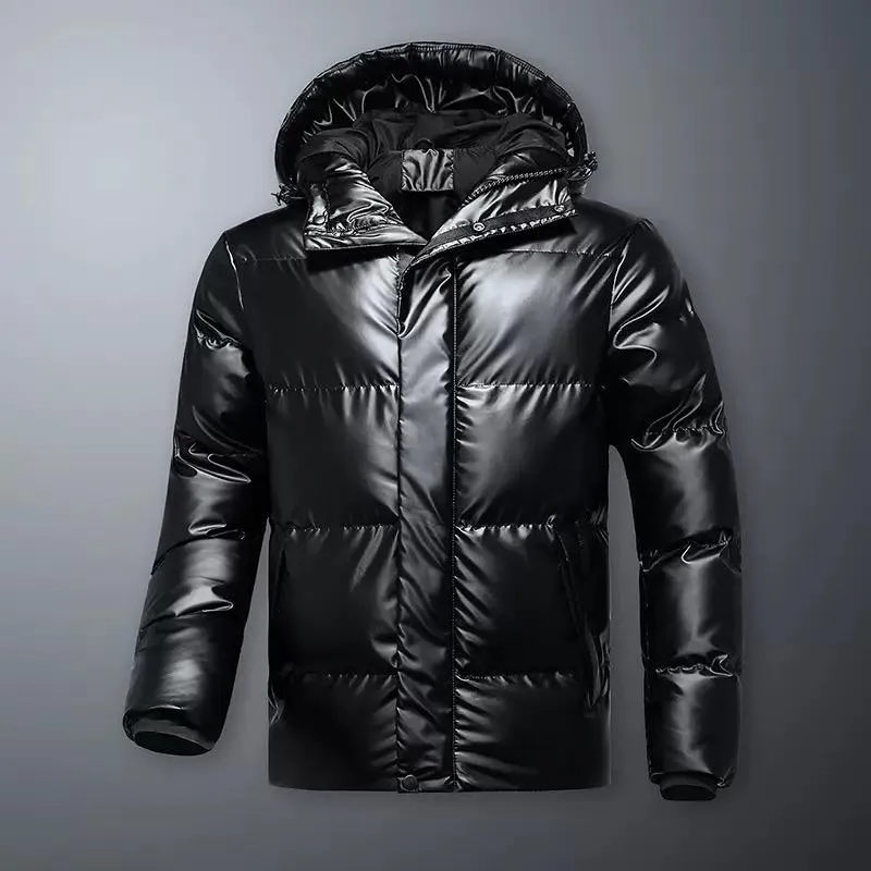 Metallic Hooded Puffer | A2Z