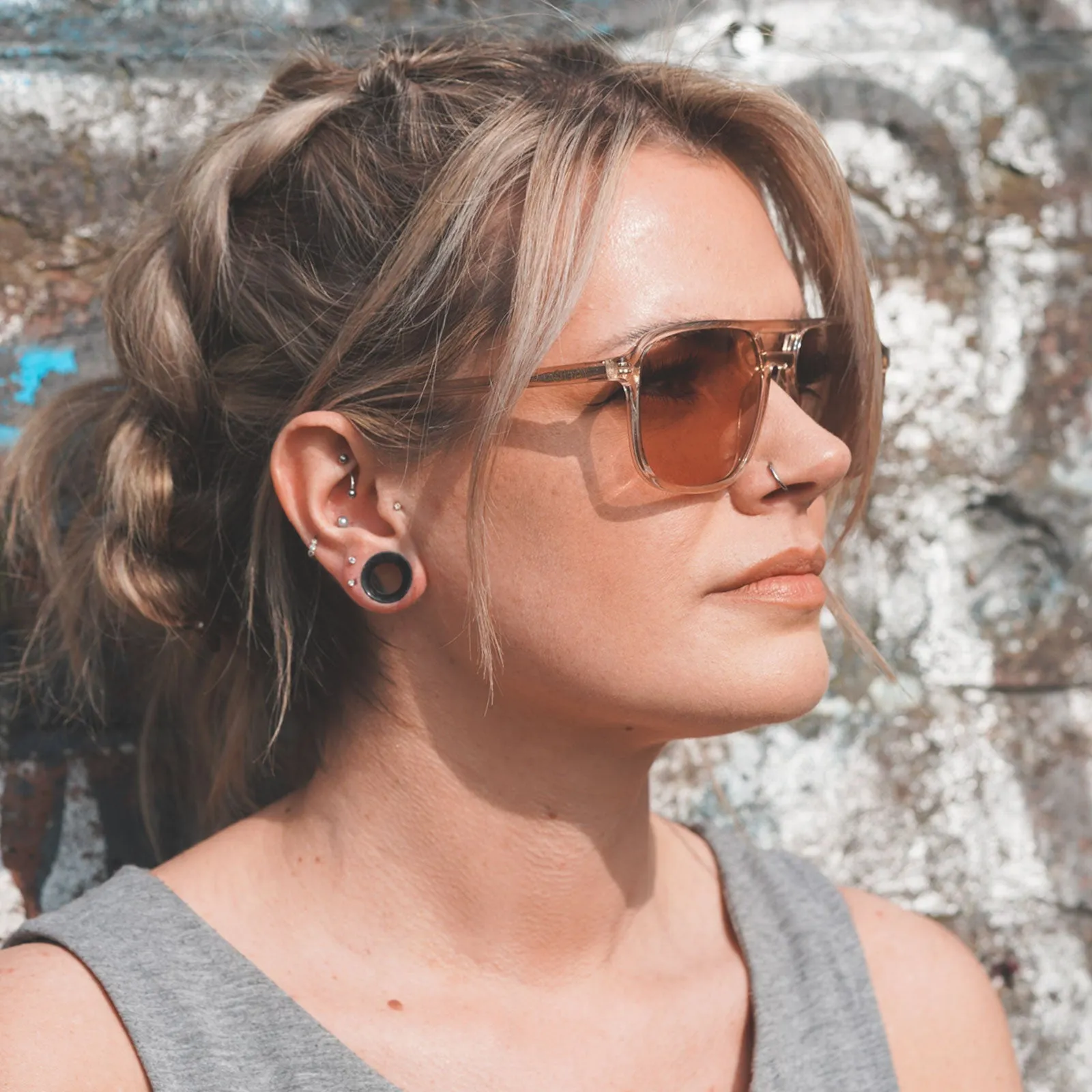 Monochrome Silicone Double Flare Tunnel Bundle