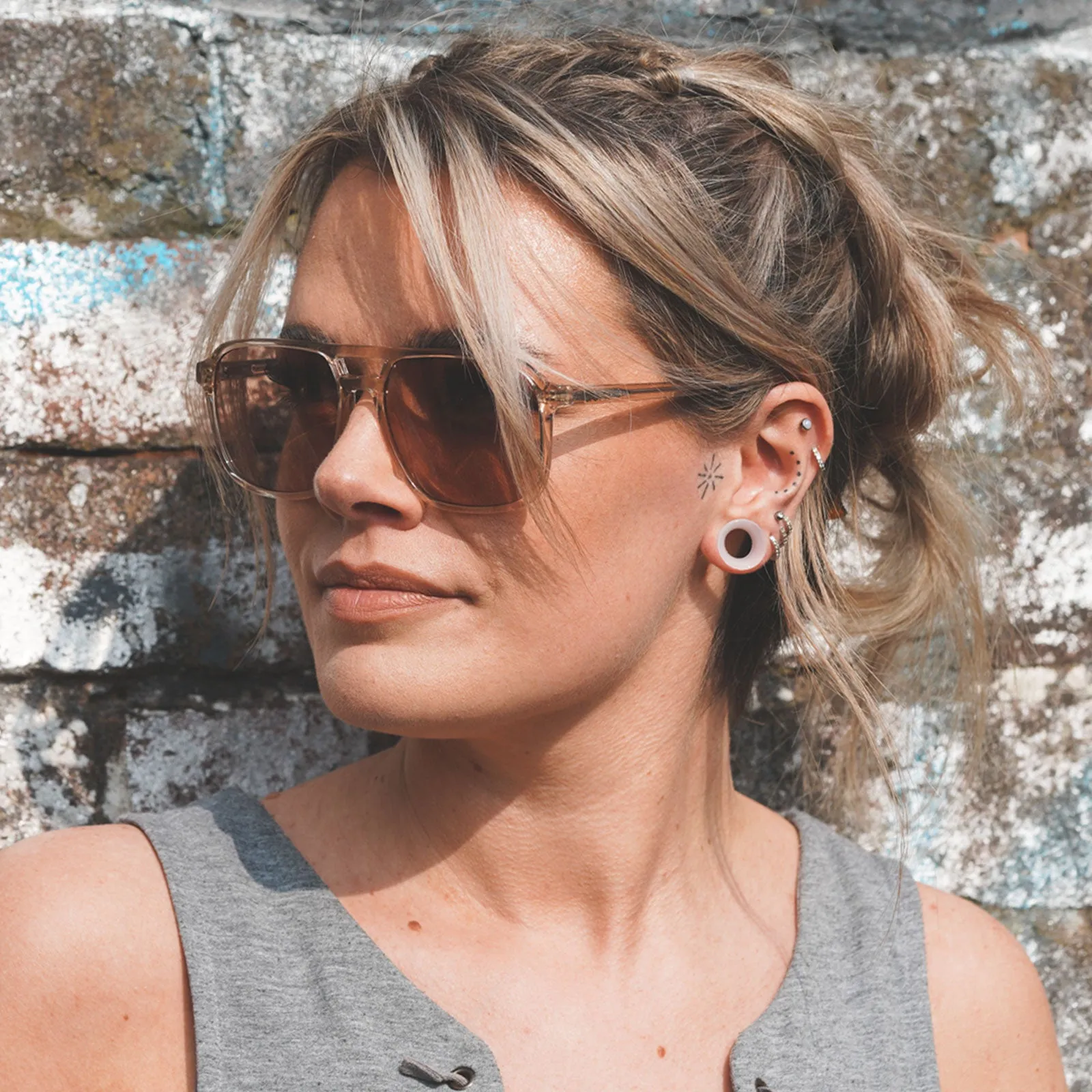 Monochrome Silicone Double Flare Tunnel Bundle