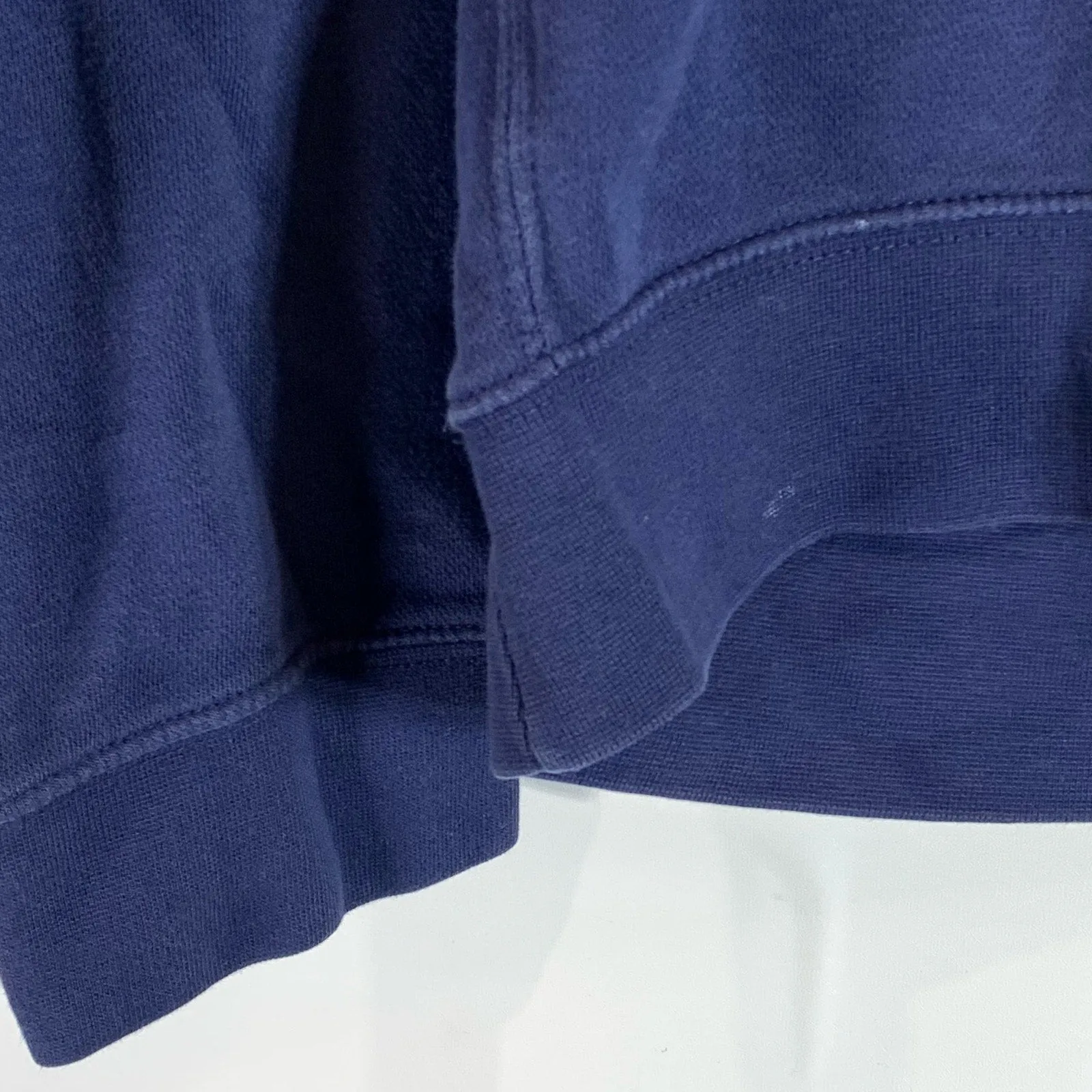 NIKE Sportswear Men's Navy/Green Just Do It Fleece Pullover Hoodie SZ L