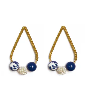 Porcelain Teardrop Earrings