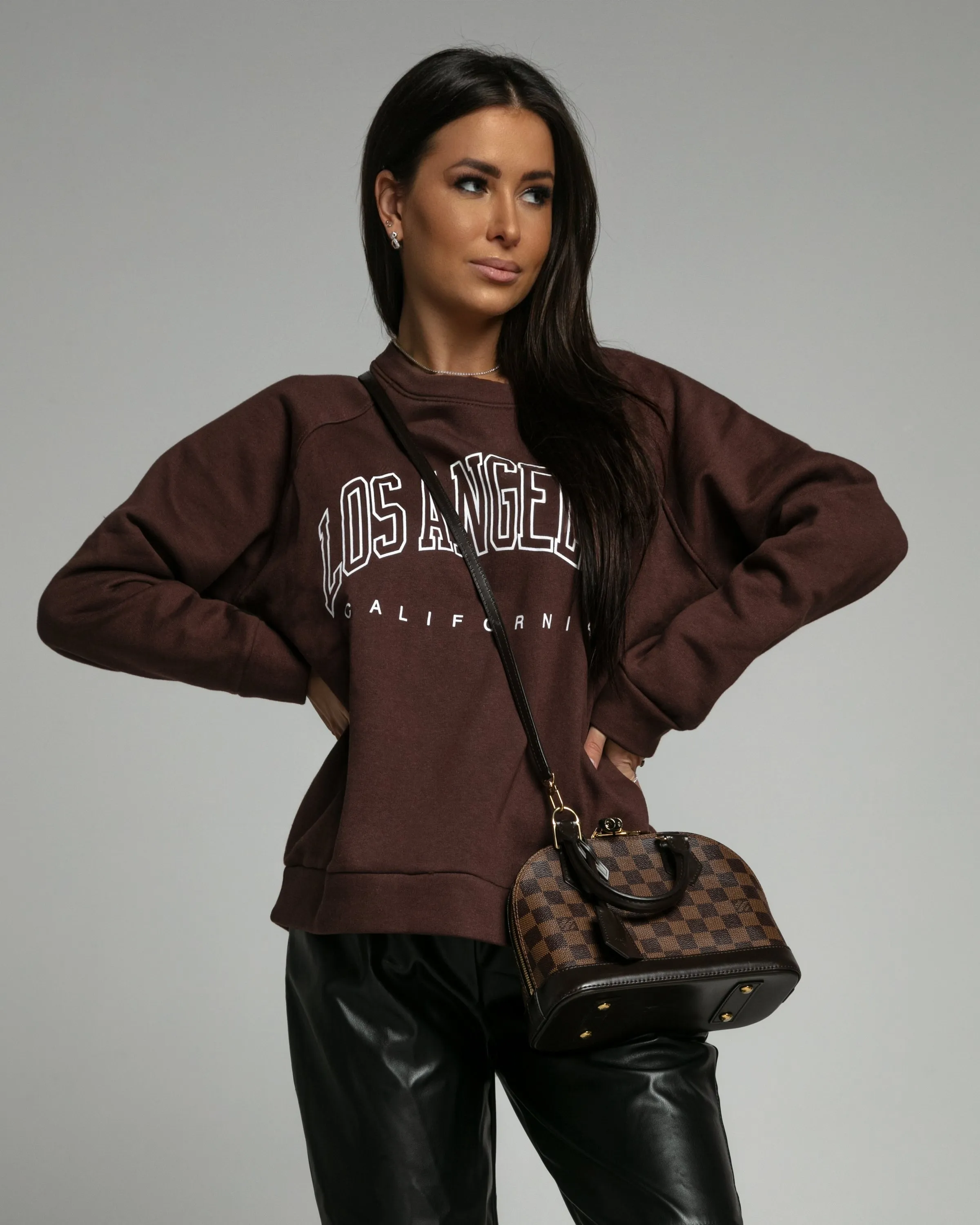 Pullover Los Angeles Braun