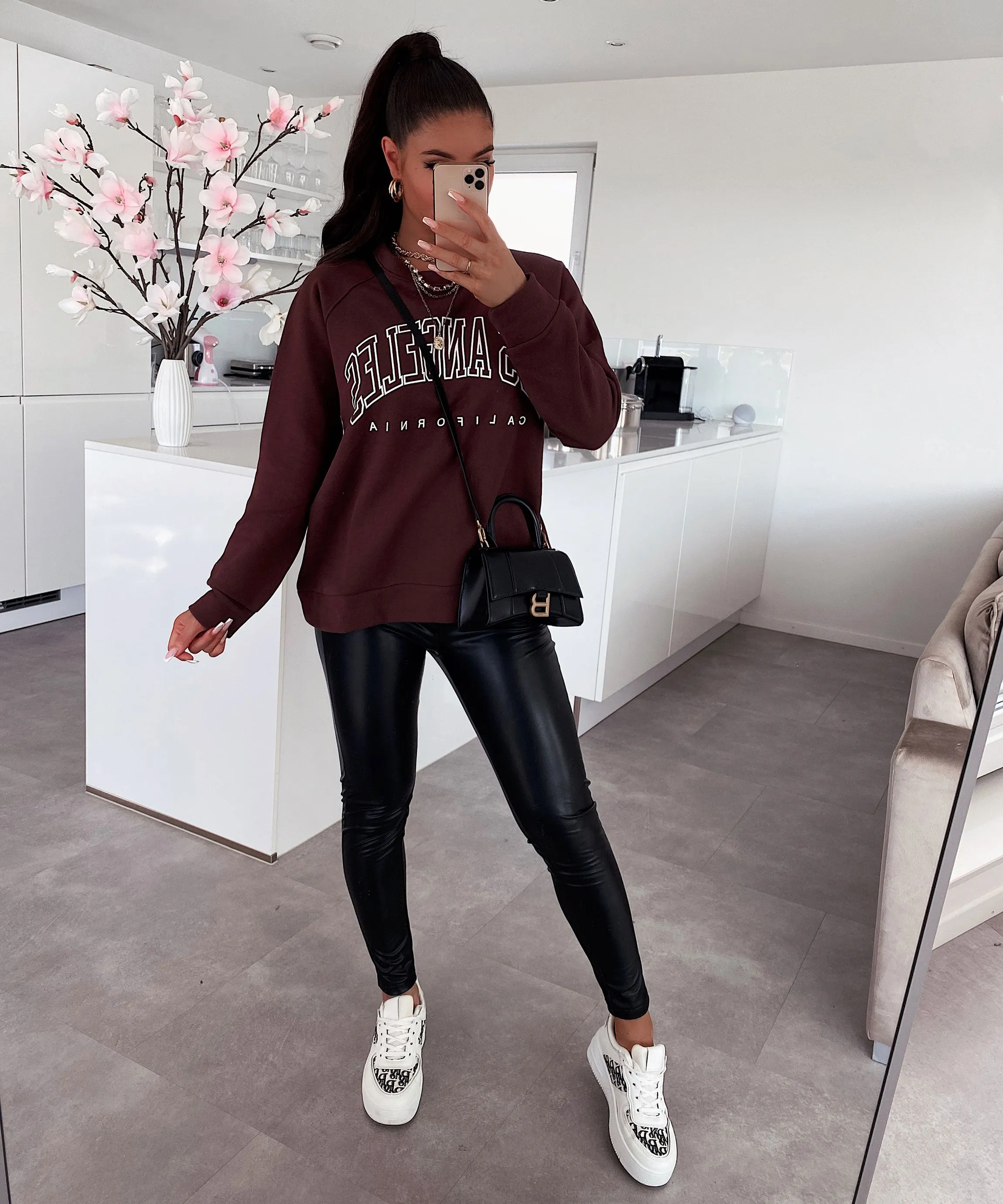 Pullover Los Angeles Braun