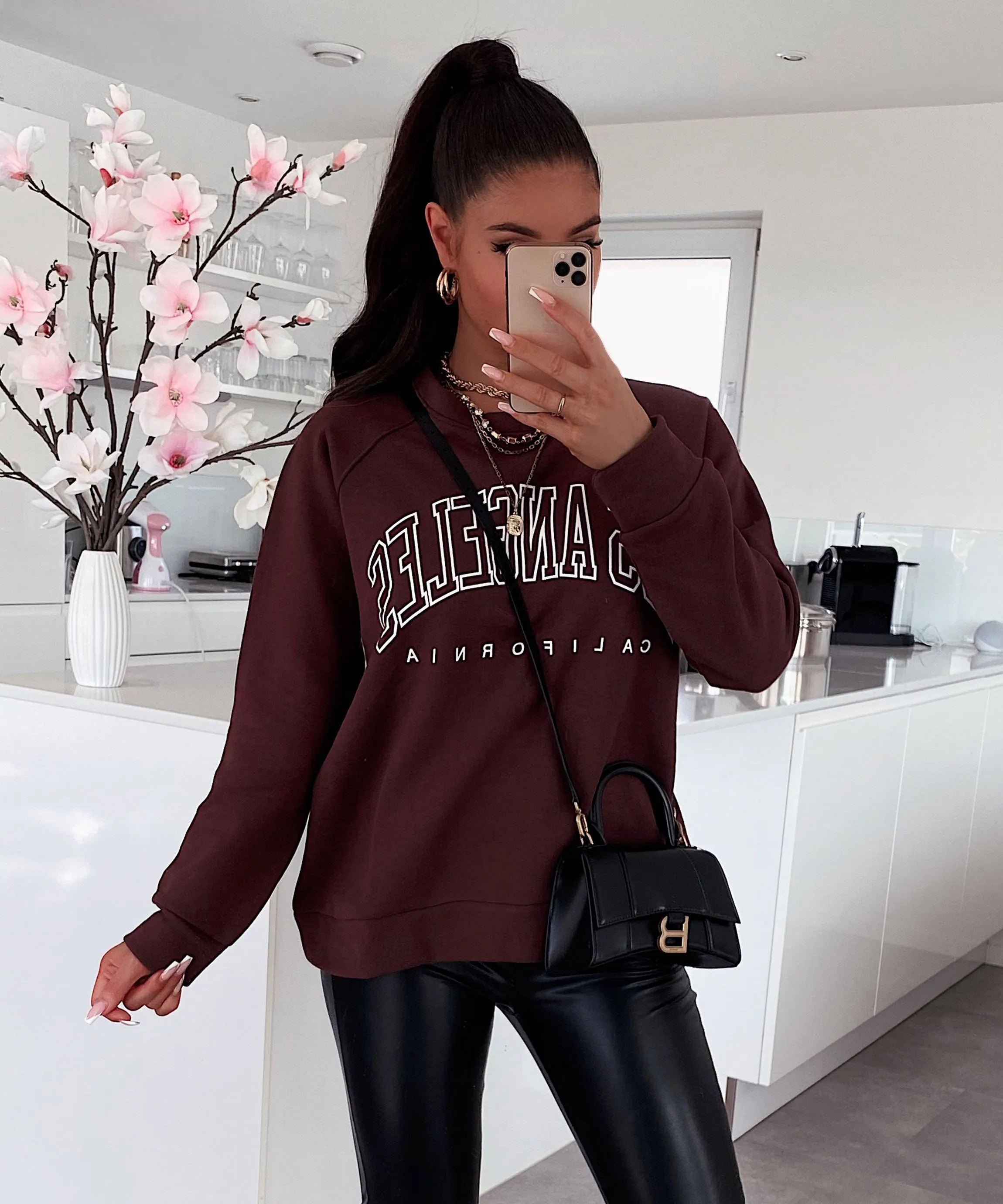 Pullover Los Angeles Braun