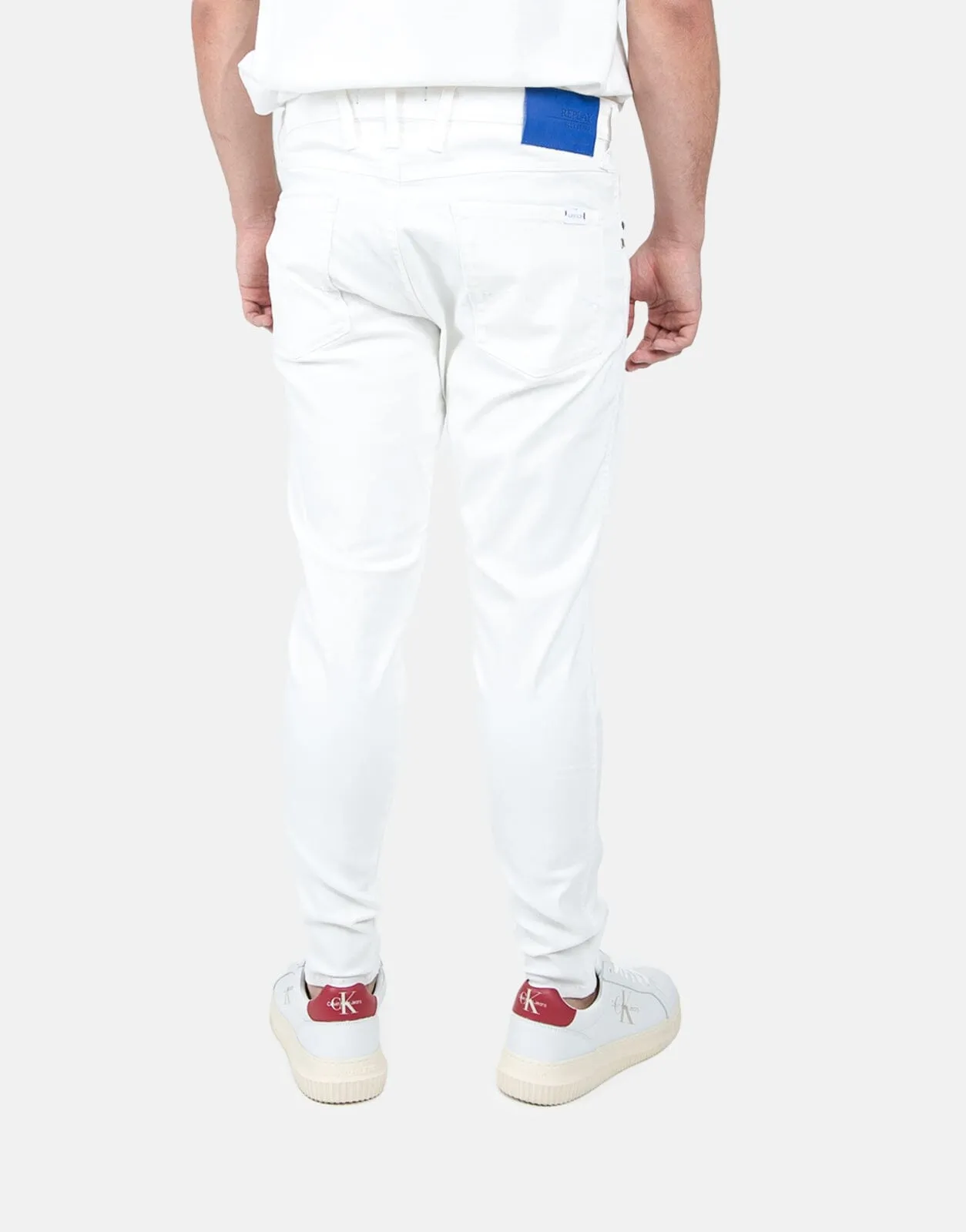 Replay Bronny Blue Label White Jeans