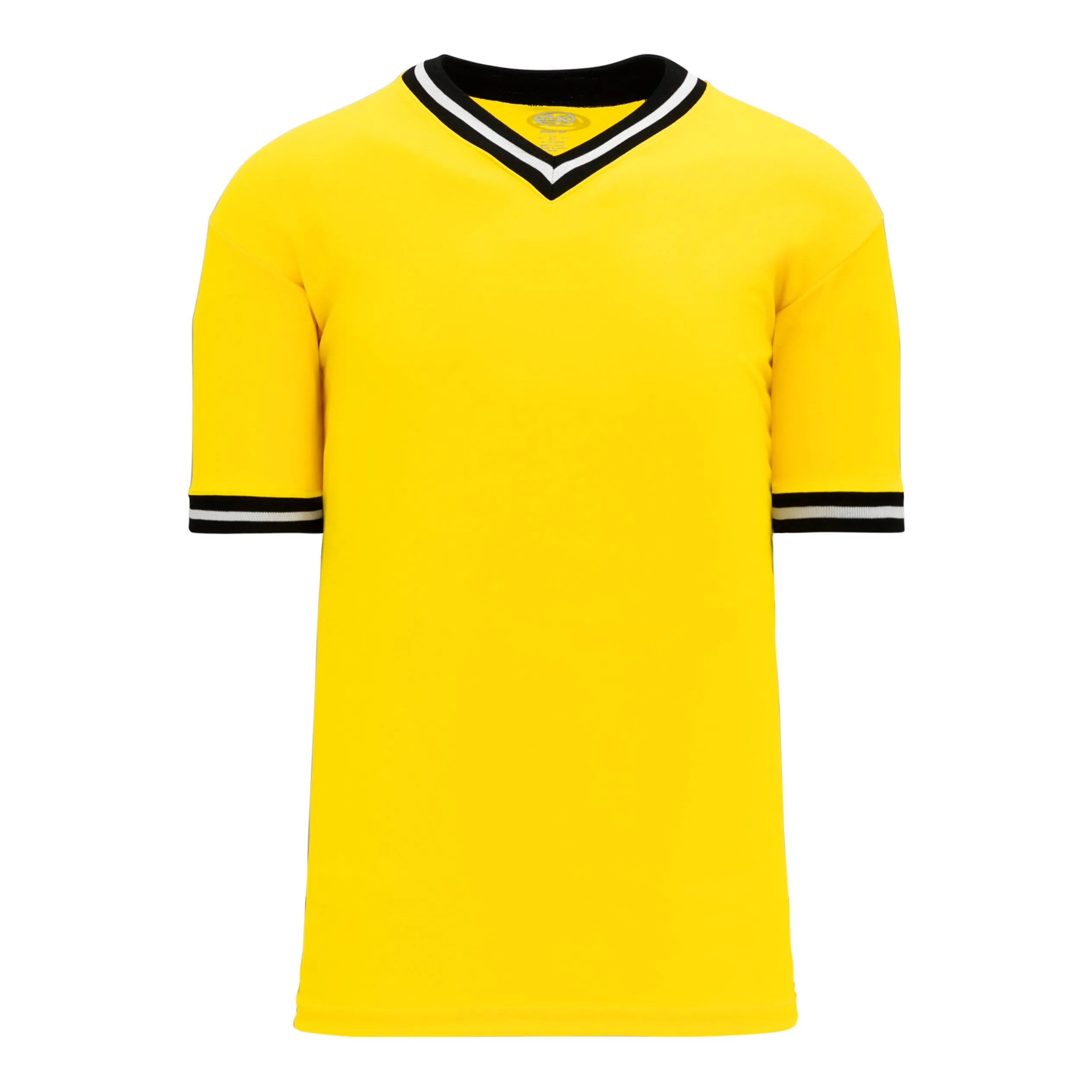 Retro V-Neck Dry Flex Pullover Yellow-Black Jersey