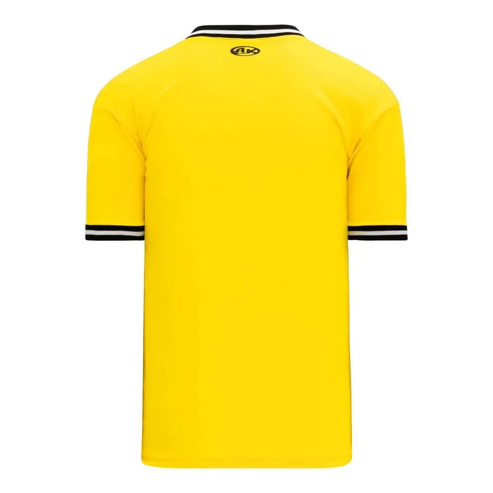 Retro V-Neck Dry Flex Pullover Yellow-Black Jersey