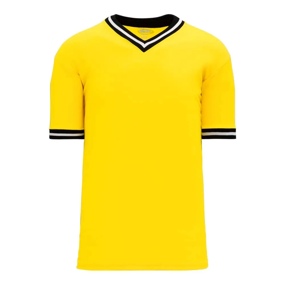 Retro V-Neck Dry Flex Pullover Yellow-Black Jersey
