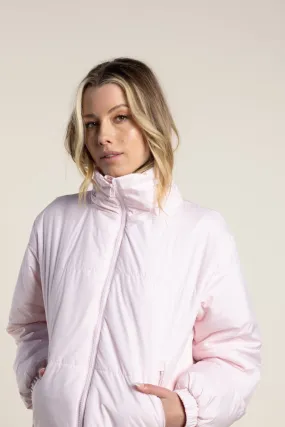 Short Puffer W/Hood in Pale Pink 2776 by Two-T's