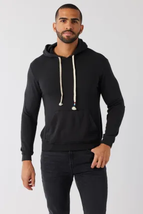 SOL ANGELES MENS CIRCLE WAVES PULLOVER HOODIE - BLACK