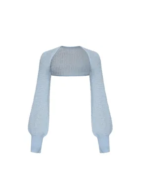 Sonya Knitted Cardigan (Blue) (Final Sale)