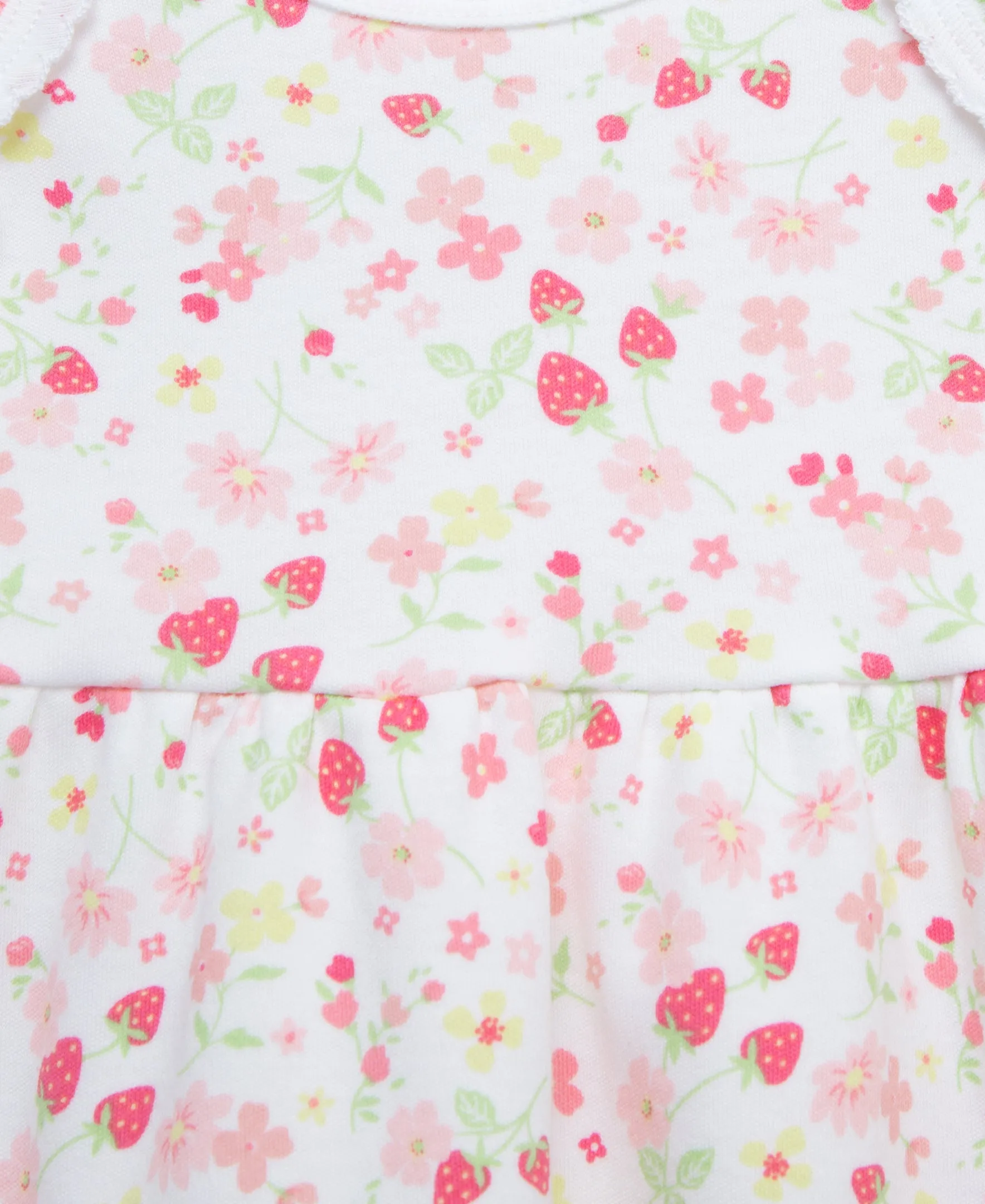 Strawberry Dress & Cardigan Set