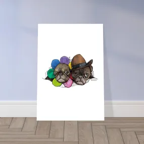 Surprise! by Ros Ingram Premium Matte Paper Poster