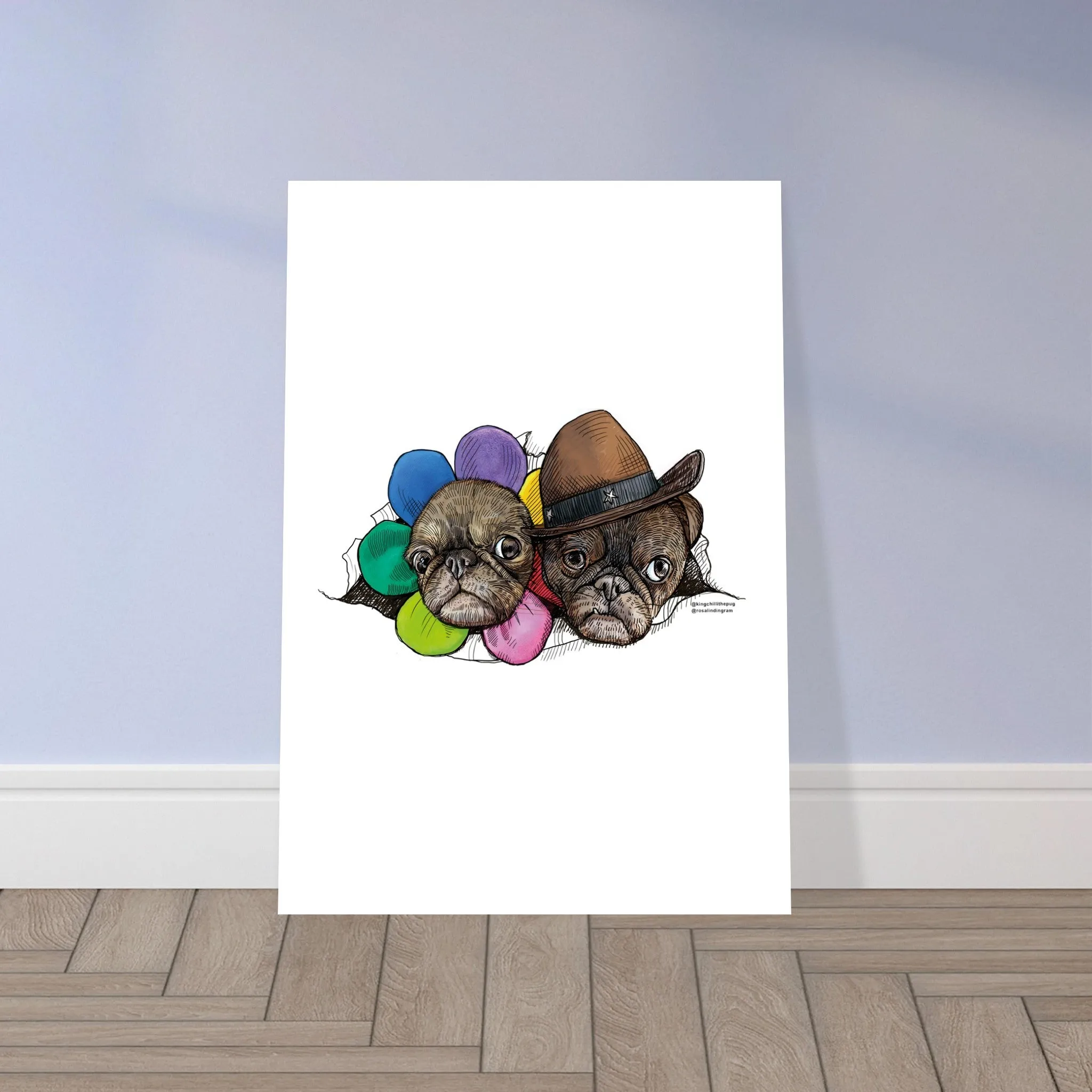 Surprise! by Ros Ingram Premium Matte Paper Poster