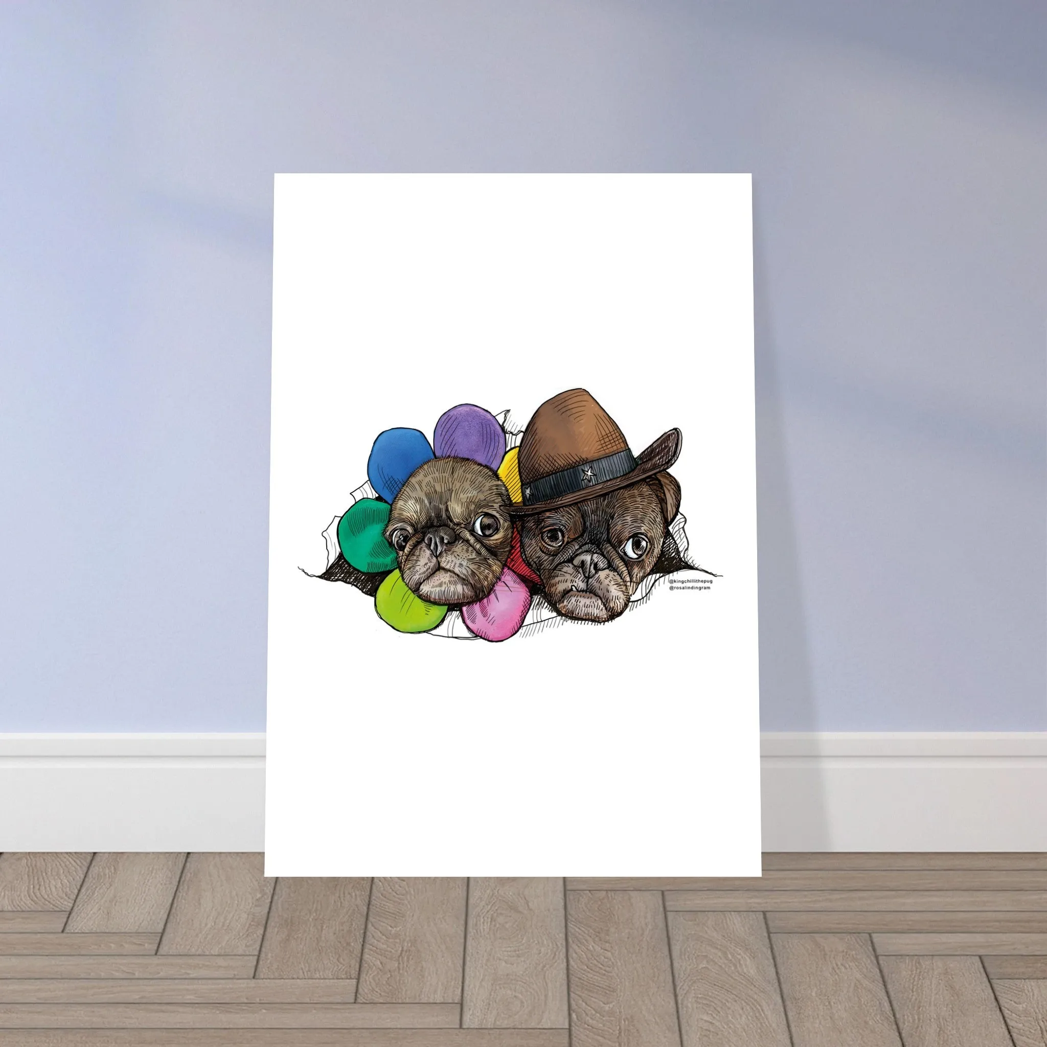 Surprise! by Ros Ingram Premium Matte Paper Poster