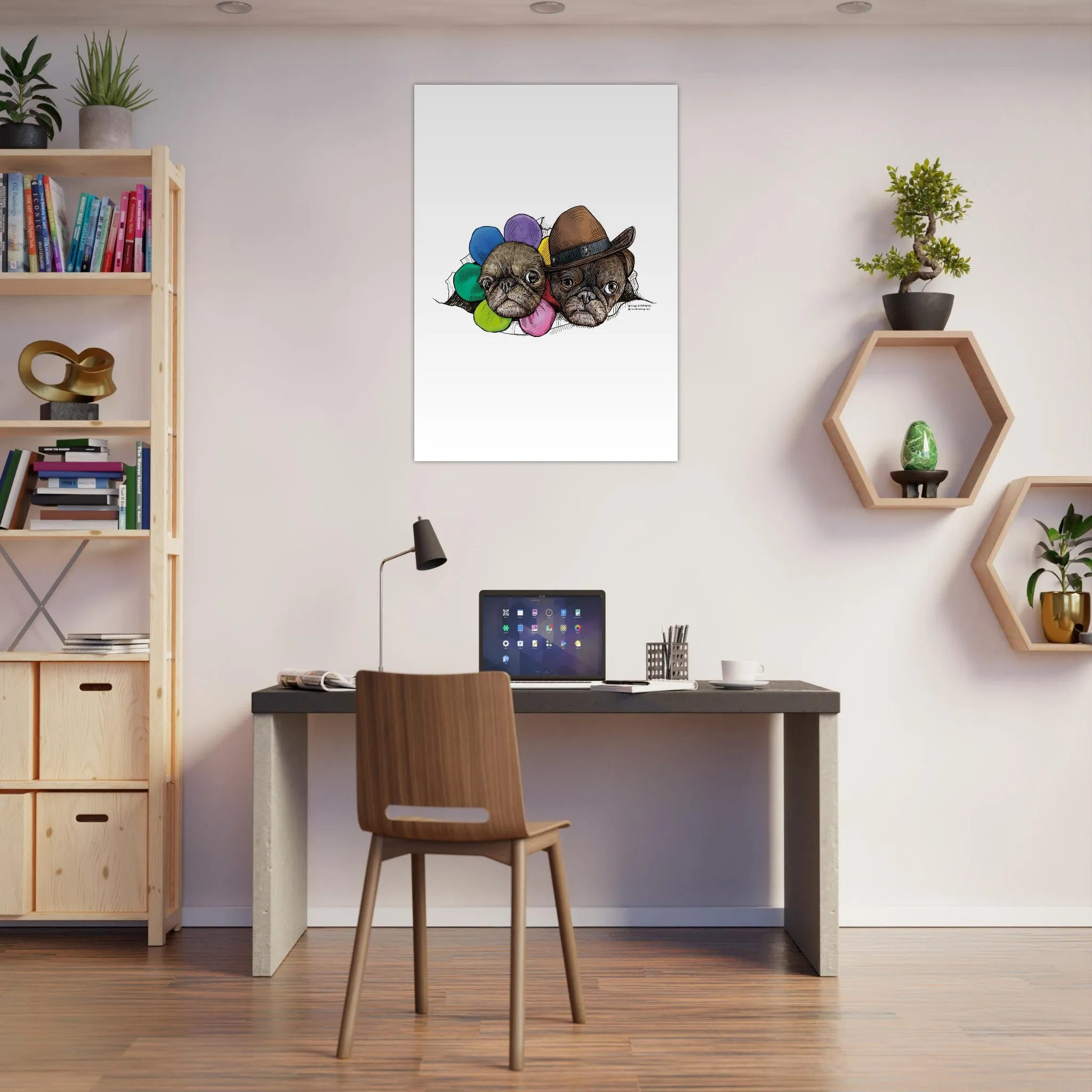 Surprise! by Ros Ingram Premium Matte Paper Poster