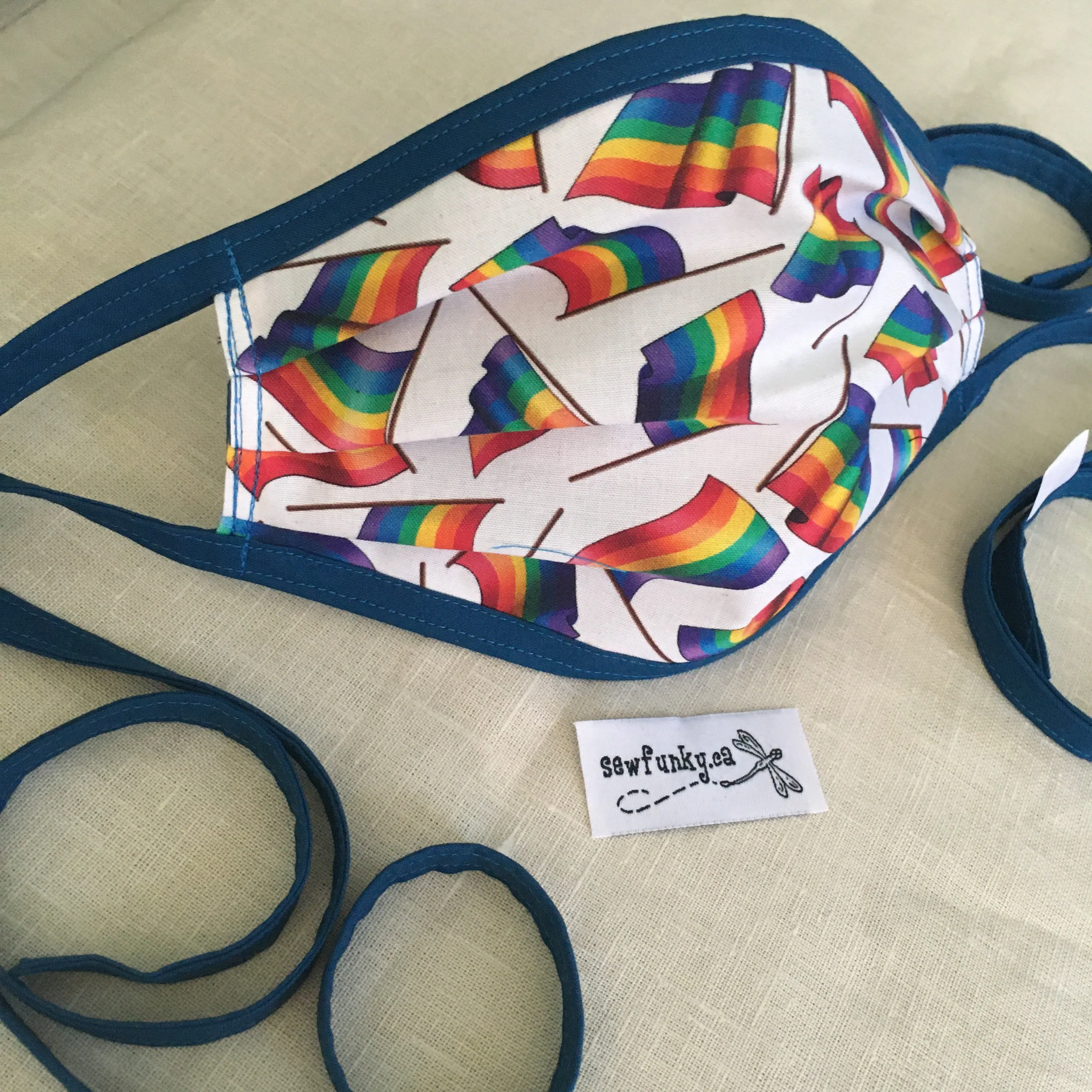 Three Layer Cloth Face Masks for Children 5-12 years 100% cotton