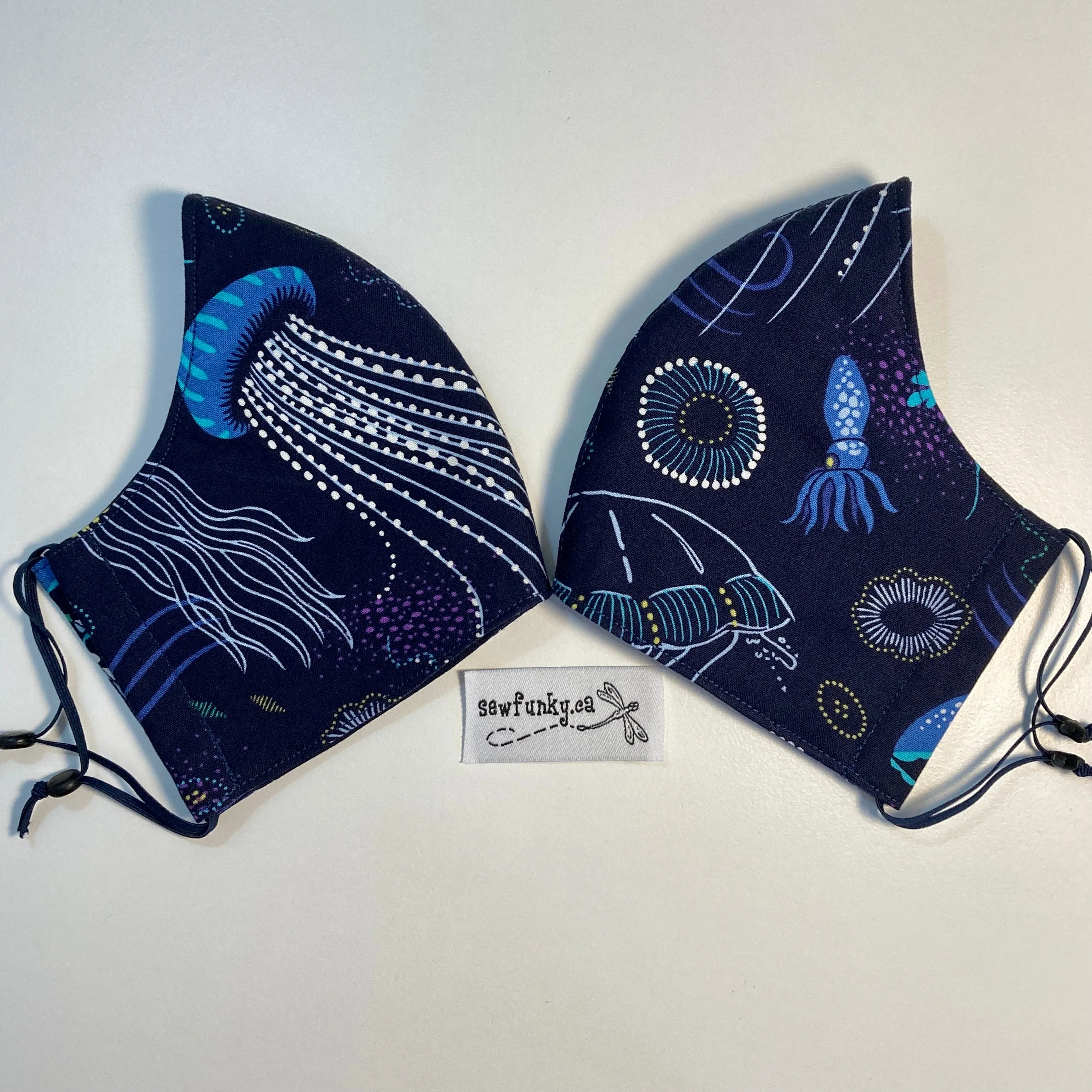 Three Layer Cloth Face Masks for Children 5-12 years 100% cotton