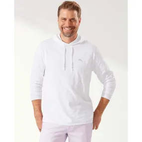 Tommy Bahama Bali Beach Hoodie Long Sleeve T-Shirt - White