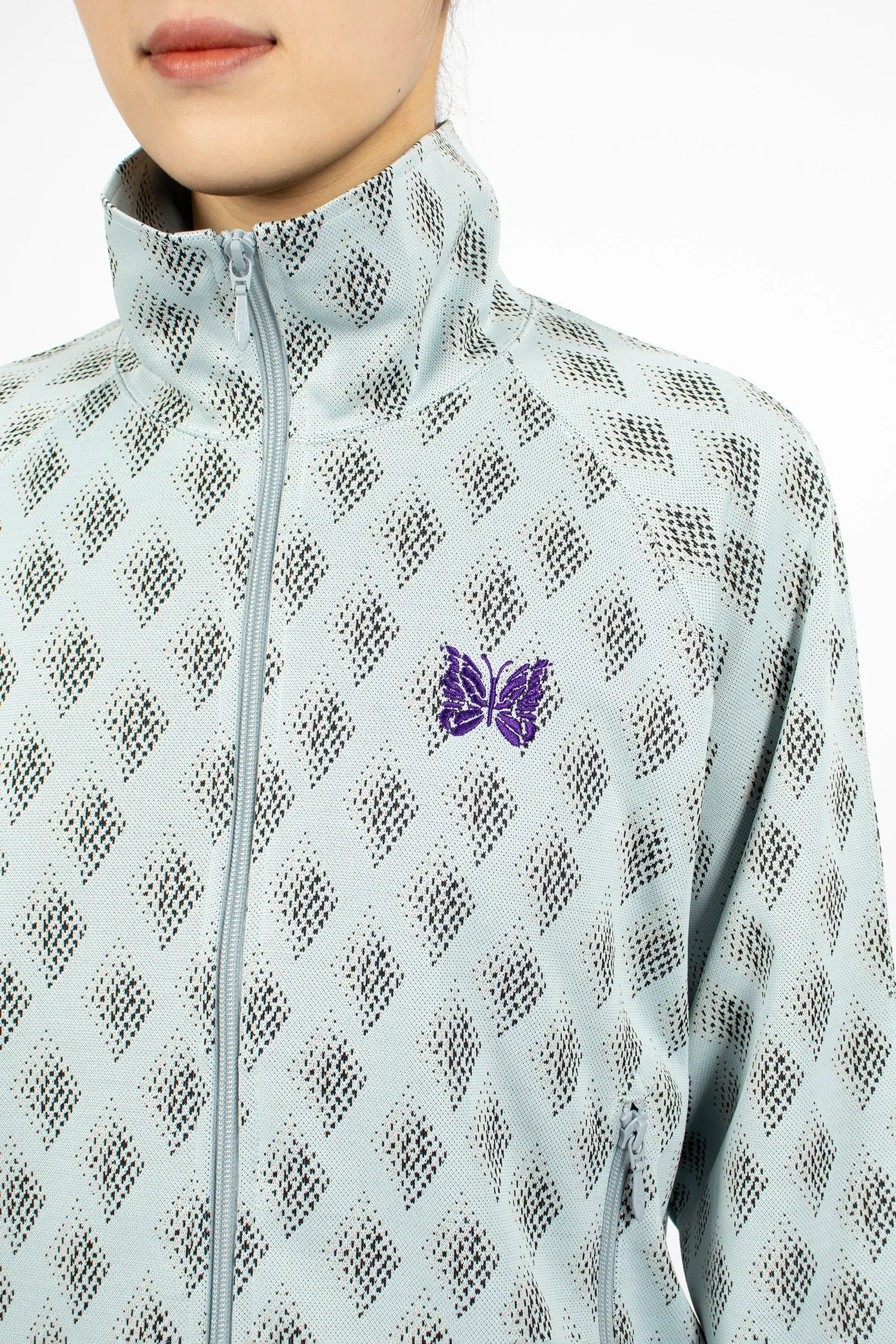 Track Jacket Blue/Diamond Jacquard