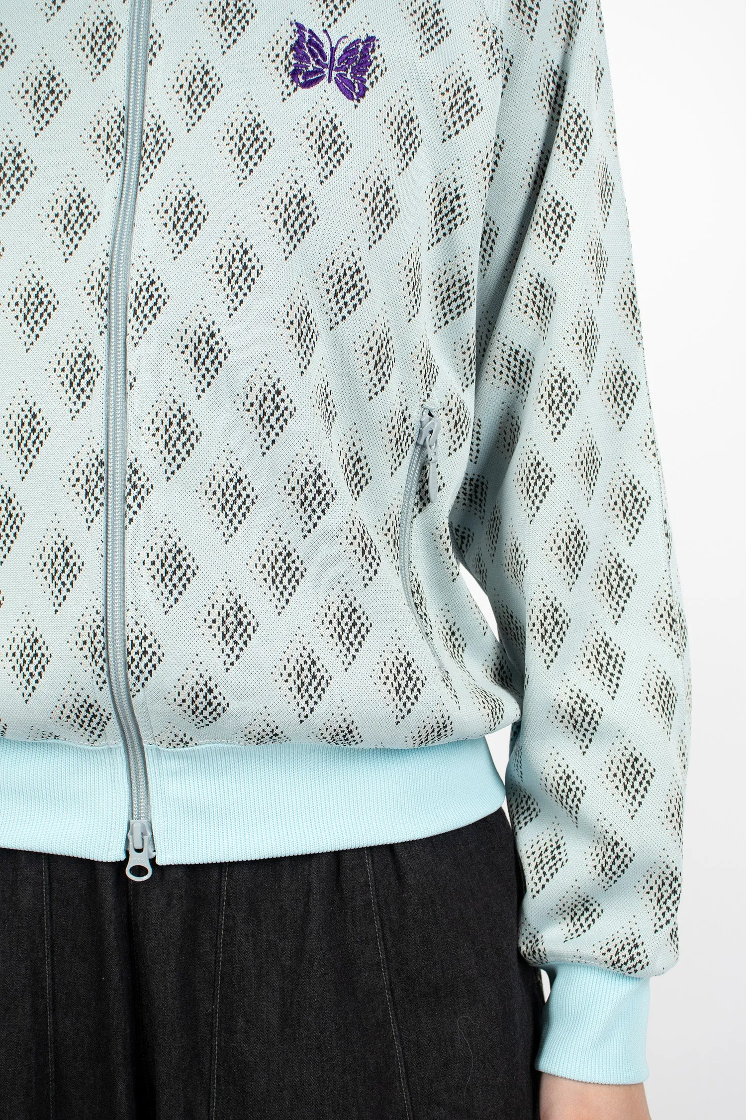 Track Jacket Blue/Diamond Jacquard