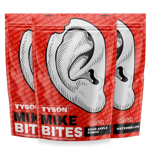 Tyson 2.0 Mike Bites Delta 8 Gummies