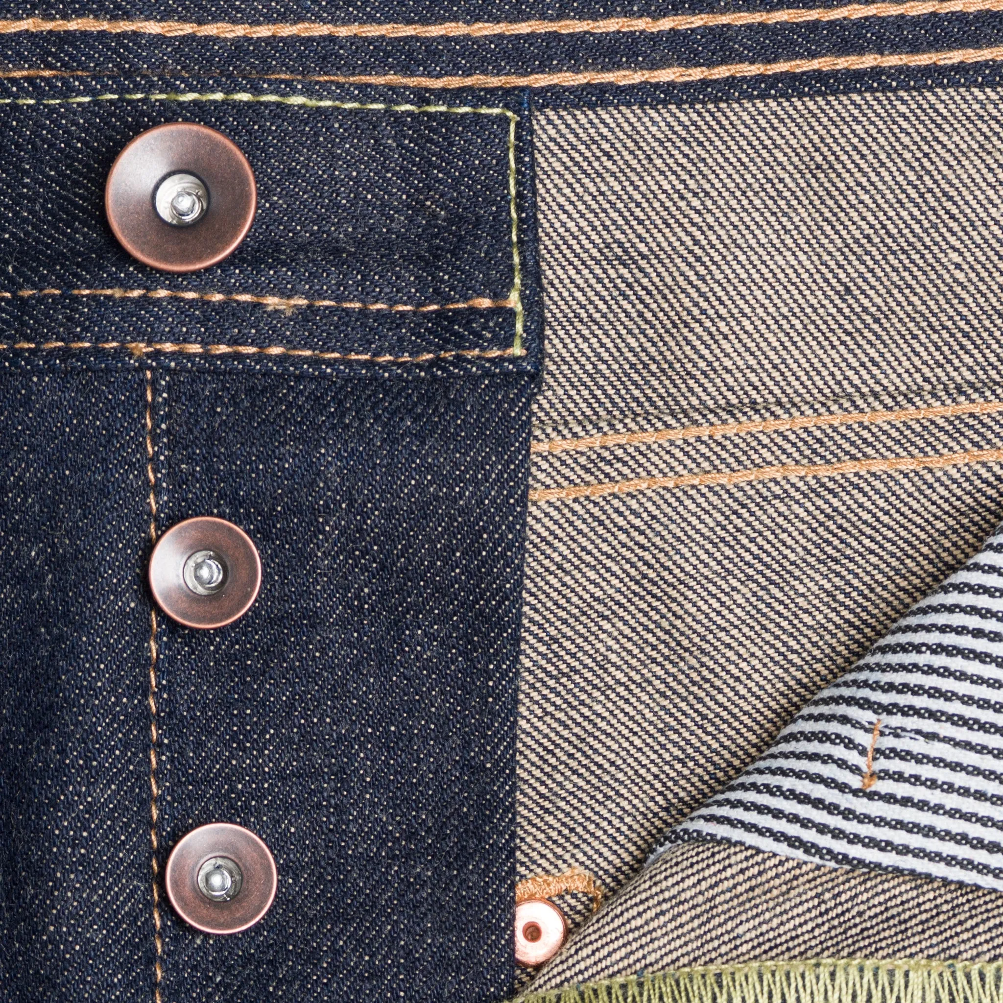 UB369 Straight Fit - 18oz Slub Selvedge With Natural Seed Weft