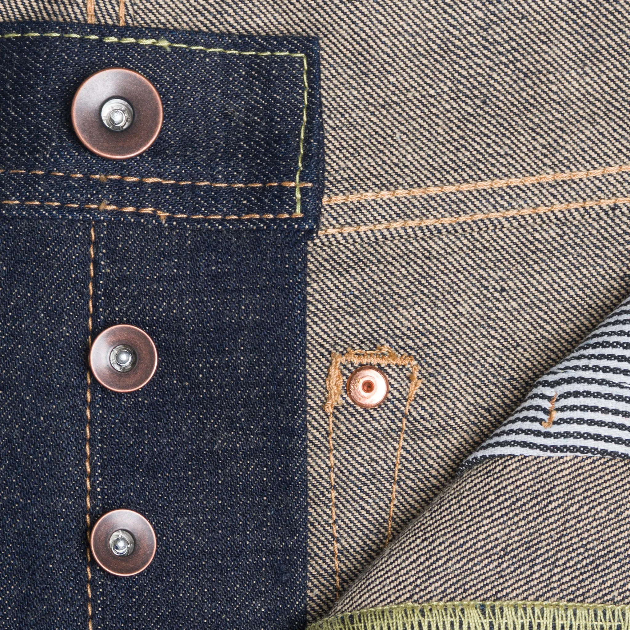 UB469 Tight Fit - 18oz Slub Selvedge With Natural Seed Weft