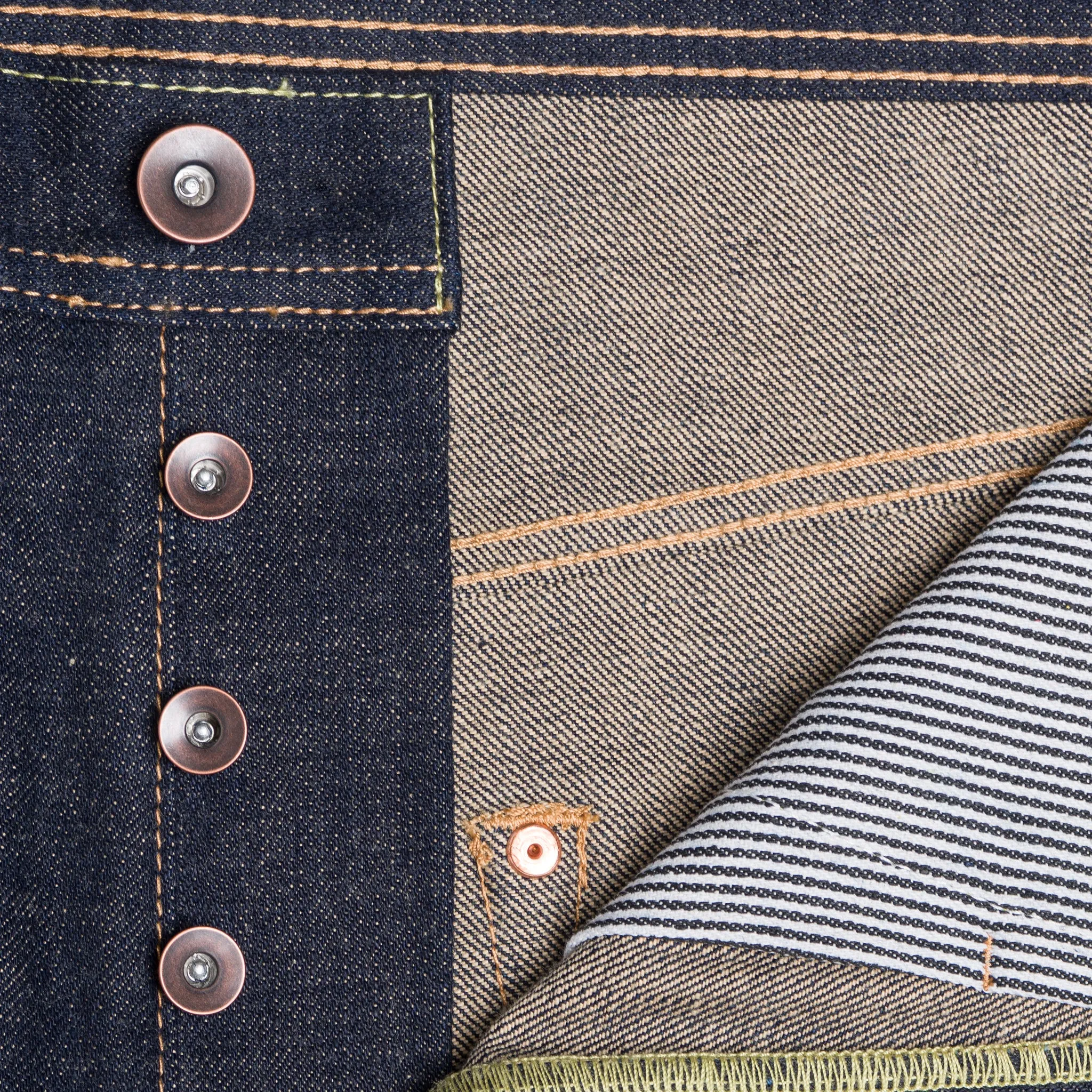 UB669 Relaxed Tapered Fit - 18oz Slub Selvedge With Natural Seed Weft
