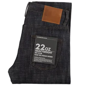 UB670 Relaxed Tapered - 22oz Heavyweight Big Slub Selvedge Denim