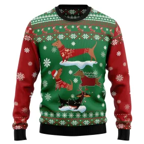 Ugly Christmas Sweater JulesRoche All-Over-Print Holiday Jumper