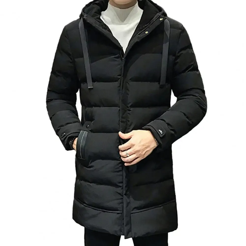 Vardell - Puffer Jacket Heren Lang met Capuchon, Dikke Isolatie, Winddicht & Warm