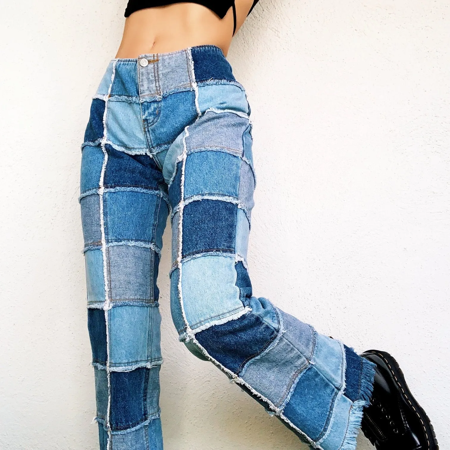 Vintage Patchwork Jeans