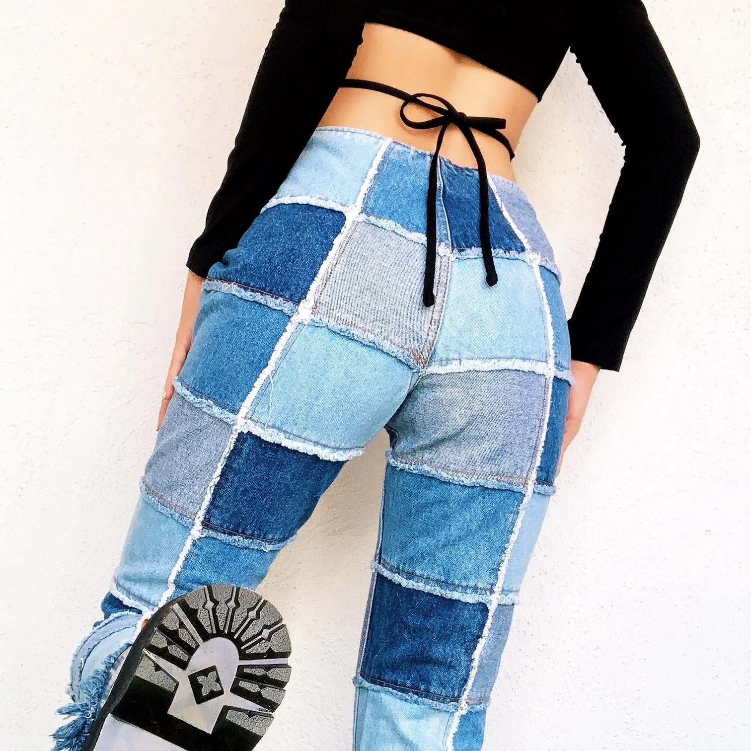 Vintage Patchwork Jeans
